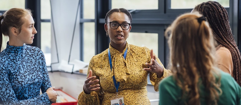 A group of people focusing during their training session